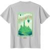 imageWicked Greetings From Emerald City Front ampamp Back TShirtSilver Grey