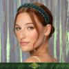 imageWicked Elphaba Pearl Headband  hair accessories  hair accessories for girls  gifts for her  Scunci by ConairEmerald City  Green
