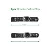 imageWicked Emerald City Rhinestone Salon Clips  hair clips  hair clips for women  gifts for her  hair accessories Scunci by Conair  2PKBlack