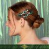 imageWicked Emerald City Rhinestone Salon Clips  hair clips  hair clips for women  gifts for her  hair accessories Scunci by Conair  2PKGreen