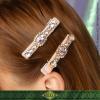 imageWicked Emerald City Rhinestone Salon Clips  hair clips  hair clips for women  gifts for her  hair accessories Scunci by Conair  2PKPink