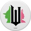 imageWicked Pink ampamp Green Front ampamp Back PopSockets Adhesive PopGripAdhesive PopGrip