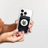 imageWicked Pink ampamp Green Front ampamp Back PopSockets Adhesive PopGripMagnetic PopWallet