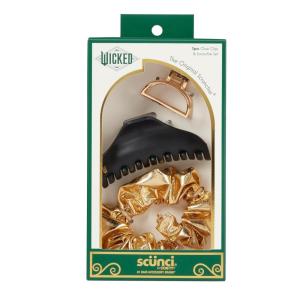 imageWicked 3PK Claw Clip ampamp Scrunchie set  hair clips  gift box  hair clips for women  gifts for her  hair accessories Scunci by ConairEmerald City  Green