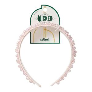 imageWicked Elphaba Pearl Headband  hair accessories  hair accessories for girls  gifts for her  Scunci by ConairGlinda  Pink