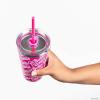imageDragon Glassware x Barbie Vacuum Insulated Tumbler with Lid and Straw  24 oz Tumbler Cup with 2 Straws  Stainless Steel Tumbler with Straw for Water Iced Tea  Travel Coffee Tumbler  Love Out LoudBarbie  Classic