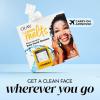 imageOlay Face Wash Vitamin C Cleansing Melts Daily Use Gentle Cleanser For All Skin Types Travel Size Soft Citrus Scent WaterActivated to Clean Tone and Refresh 64ct 2 Pack x 32ctVitamin C