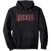 imageWicked Movie Logo Glinda Pink And Gold Pullover HoodieBlack