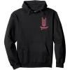 imageWicked Movie Logo Glinda Pink And Gold Wand Pullover HoodieBlack