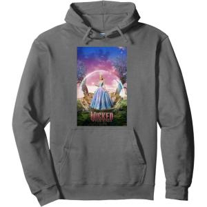 imageWicked For Good Glinda Bubble Poster Pullover HoodieAsphalt Grey