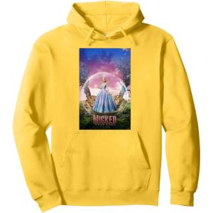 imageWicked For Good Glinda Bubble Poster Pullover HoodieLemon Yellow