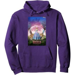 imageWicked For Good Glinda Bubble Poster Pullover HoodiePurple