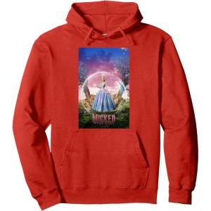 imageWicked For Good Glinda Bubble Poster Pullover HoodieRed