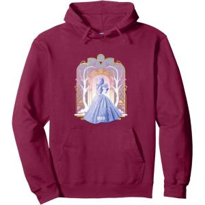 imageWicked For Good Glinda Shades of Blue Pullover HoodieBurgundy