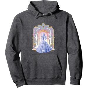 imageWicked For Good Glinda Shades of Blue Pullover HoodieDark Heather Grey