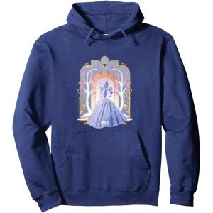 imageWicked For Good Glinda Shades of Blue Pullover HoodieNavy Blue