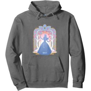 imageWicked For Good Glinda Silhouette in Blue Pullover HoodieAsphalt Grey