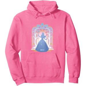 imageWicked For Good Glinda Silhouette in Blue Pullover HoodieBright Pink