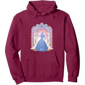imageWicked For Good Glinda Silhouette in Blue Pullover HoodieBurgundy
