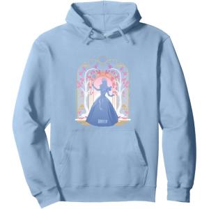 imageWicked For Good Glinda Silhouette in Blue Pullover HoodieDusty Blue