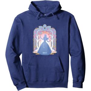 imageWicked For Good Glinda Silhouette in Blue Pullover HoodieNavy Blue