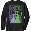 imageWicked For Good Forever My Friend Silhouettes Front ampamp Back Long Sleeve TShirtBlack