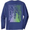 imageWicked For Good Forever My Friend Silhouettes Front ampamp Back Long Sleeve TShirtNavy Blue