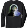 imageWicked For Good Glinda and Elphaba Friends Front ampamp Back Long Sleeve TShirtBlack