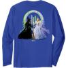 imageWicked For Good Glinda and Elphaba Friends Front ampamp Back Long Sleeve TShirtRoyal Blue
