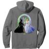 imageWicked For Good Glinda and Elphaba Friends Front ampamp Back Pullover HoodieAsphalt Grey