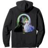imageWicked For Good Glinda and Elphaba Friends Front ampamp Back Pullover HoodieBlack