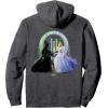 imageWicked For Good Glinda and Elphaba Friends Front ampamp Back Pullover HoodieDark Heather Grey