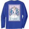 imageWicked For Good We Believe in Glinda Front ampamp Black Long Sleeve TShirtRoyal Blue