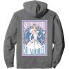 imageWicked For Good We Believe in Glinda Front ampamp Black Pullover HoodieAsphalt Grey