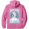 imageWicked For Good We Believe in Glinda Front ampamp Black Pullover HoodieBright Pink