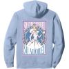 imageWicked For Good We Believe in Glinda Front ampamp Black Pullover HoodieDusty Blue