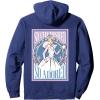 imageWicked For Good We Believe in Glinda Front ampamp Black Pullover HoodieNavy Blue