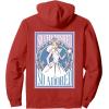imageWicked For Good We Believe in Glinda Front ampamp Black Pullover HoodieRed