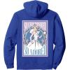 imageWicked For Good We Believe in Glinda Front ampamp Black Pullover HoodieRoyal Blue