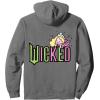 imageWicked Logo Glinda Daydreaming Playful Cartoon Style Pullover HoodieAsphalt Grey