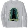 imageWicked Elphaba Destined To Fly Silhouette Long Sleeve TShirtHeather Grey