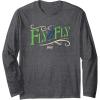 imageWicked For Good Fly Fly Long Sleeve TShirtDark Heather Grey
