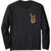 imageWicked For Good Ozian Gold Logo Front And Back Long Sleeve TShirtBlack