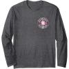 imageWicked For Good We Believe in Glinda Front ampamp Black Long Sleeve TShirtDark Heather Grey