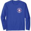 imageWicked For Good We Believe in Glinda Front ampamp Black Long Sleeve TShirtRoyal Blue