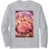 imageWicked Glinda Bubble Poster Long Sleeve TShirtHeather Grey