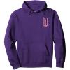 imageWicked Logo Glinda Daydreaming Playful Cartoon Style Pullover HoodiePurple