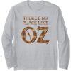 imageWicked The Wizard Theres No Place Like Oz FampampB Long Sleeve TShirtHeather Grey