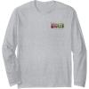 imageWicked for Good Glinda Bubble Poster Front ampamp Back Long Sleeve TShirtHeather Grey
