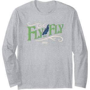 imageWicked For Good Fly Fly Long Sleeve TShirtHeather Grey